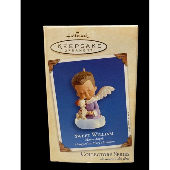 2003 Hallmark Ornament Mary's Angels Sweet William 16th in Series - Picture 1 of 8